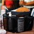 Portable Mesh Shower Tote  Quick Dry Hanging Toiletry and Bath Organizer with 8 Storage Pockets  Perfect Travel Bag Black 20 20 19CM