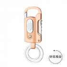 Portable Metal Keychain Bottle Opener Lighter Multi-function Key Ring Outdoor Waterproof Tool Rose gold_GQG9