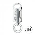 Portable Metal Keychain Bottle Opener Lighter Multi-function Key Ring Outdoor Waterproof Tool silver_GQG9
