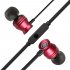 Portable Metal Stereo Headset In Ear Noise Cancellation Earphone Earbud