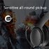 Portable Microphone 3 5mm Plug Multi function Noise Reduction Mic Gaming Headset Accessories Compatible For Bose Qc35 Qc35ii black