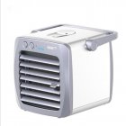 Portable Mini <span style='color:#F7840C'>Air</span> Conditioner Fan USB Arctic Cooling Home Office Personal Space Fan Cooler white