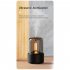 Portable Mini Aroma Diffuser Built in Intelligent Chip Auto Power off Protection USB Mini Humidifier Essential Oil Night Light For Home Office Bedroom black