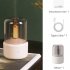 Portable Mini Aroma Diffuser Usb Air Humidifier Luminous Essential Oil Sprayer Night Light For Home Gift beige