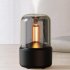 Portable Mini Aroma Diffuser Usb Air Humidifier Luminous Essential Oil Sprayer Night Light For Home Gift black