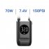 Portable Mini Auto Inflatable Air Pump USB Type C Rechargeable 4000mAh Battery Digital Display Car Air Compressor Wireless charging