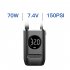 Portable Mini Auto Inflatable Air Pump USB Type C Rechargeable 4000mAh Battery Digital Display Car Air Compressor Wireless charging