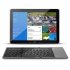 Portable Mini Bluetooth Keyboard Wireless Foldable Trackpad Keyboard for IOS Android Windows Ipad Black