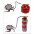 Portable Mini Butane Stove Cooking Burner Outdoor Heating Stove For Picnic Fishing Camping Hiking silver