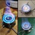 Portable Mini Butane Stove Cooking Burner Outdoor Heating Stove For Picnic Fishing Camping Hiking silver
