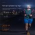 Portable Mini Cob Led Headlight Usb Charging Head mounted Flashlight Torch Outdoor Fishing Light red