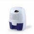 Portable Mini Dehumidifier With 500ml Water Tank Smart Home Officce Low Noise Air Dryer Desiccant Moisture Absorber EU plug