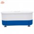 Portable Mini Eyeglass Cleaning Machine Ultrasonic Cleaner for Jewelry Watch Glasses Washing blue