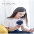 Portable Mini Fan Built in 2000mah Battery Outdoor Handheld Folding Usb Desk Fan Air Cooler For Home Office White
