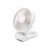 Portable Mini Fan Built in 2000mah Battery Outdoor Handheld Folding Usb Desk Fan Air Cooler For Home Office White