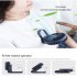 Portable Mini Fan Built in 2000mah Battery Outdoor Handheld Folding Usb Desk Fan Air Cooler For Home Office White