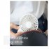 Portable Mini Fan Built in 2000mah Battery Outdoor Handheld Folding Usb Desk Fan Air Cooler For Home Office White