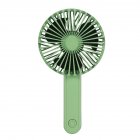 Portable Mini Fan Foldable Mute USB Power Rechargeable Hand Bar Fans green 8 3cm   5cm   16 5cm