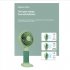 Portable Mini Fan Handheld Usb Rechargeable Cooling Fan Air Cooler Household Electrical Appliances blue