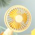 Portable Mini Fan Handheld Usb Rechargeable Cooling Fan Air Cooler Household Electrical Appliances yellow