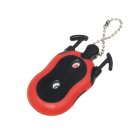 Portable Mini Golf Stroke Score Counter With Keychain Double Dial Counting Marking Device Golf Accessories red