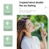 Portable Mini Handheld Fan 3 Speeds 2200mah Battery Usb Rechargeable Cooling Fan For Work Travel Sports orange