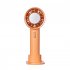 Portable Mini Handheld Fan 3 Speeds 2200mah Battery Usb Rechargeable Cooling Fan For Work Travel Sports orange
