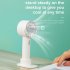 Portable Mini Handheld Fan 3 Speeds 2200mah Battery Usb Rechargeable Cooling Fan For Work Travel Sports orange