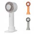 Portable Mini Handheld Fan 3 Speeds 2200mah Battery Usb Rechargeable Cooling Fan For Work Travel Sports orange