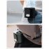 Portable Mini Hanging Fan 4 Level Usb Charging Mute Digital Display Electric Fan for Work Travel Sports Cooking Black