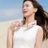 Portable Mini Hanging Neck Fan Bladeless Usb Rechargeable Leafless Air Cooler Cooling Wearable Neckband Fans pink