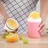 Portable Mini Home Manual Fruit Squeezer Juice Maker for Lemon Orange Pink