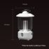 Portable Mini Kerosene Lamp Humidifier Multifunctional Home Creative Retro Night Light With Handle White