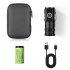 Portable Mini LED Mini Flashlight With Clip Super Bright Strong Light Aluminum Alloy Outdoor Emergency Lighting Tool  8 x 3CM  Magnetic   data cable  battery