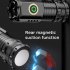 Portable Mini LED Mini Flashlight With Clip Super Bright Strong Light Aluminum Alloy Outdoor Emergency Lighting Tool  8 x 3CM  Magnetic   data cable  battery