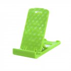 Portable Mini Mobile Phone Holder Foldable Desk Stand Holder 4 Degrees Adjustable Universal for iPhone green