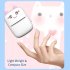 Portable Mini  Pocket  Printer Handheld Mobile Phone Bluetooth compatible Connection Printer cat blue Take 10 rolls of paper