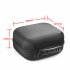 Portable Mini Projector Protective  Storage  Bag Carry Case Hard Bag With Waterproof Zipper Projector Accessories Compatible For Xiaomi black