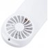Portable Mini Small Fan Cooler Lazy Sports USB Charging Hanging Neck Fan White
