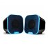 Portable Mini USB 2 0 Stereo Music Speakers for Desktop Computers Laptops Notebooks Home Theaters Blue