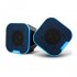 Portable Mini USB 2 0 Stereo Music Speakers for Desktop Computers Laptops Notebooks Home Theaters Blue