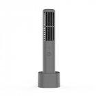 Portable Mini USB Fan Mute Bladeless Handheld Fan for Outdoor Home Office gray
