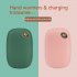 Portable Mini Usb Hand Warmers 3 Levels Temperature Adjustable Rechargeable Hands Heater Mobile Power Bank Green