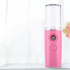 Portable Mist Sprayer Face Body Nebulizer Steamer Moisturizing Face Spray Beauty Instruments pink