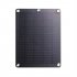 Portable Mobile Power Solar Charger 5V Outdoor Emergency Backpack Solar Charging Plate Dark gray