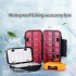 Portable Multi functional Waterproof Fishing Accessories Box Storage Fish Box gray Large size  24 grid 