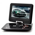 Portable Multimedia DVD player with a 10 inch swivel screen makes multimedia entertainment easy to transport anywhere due to a convenient and compact size