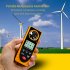 Portable Multipurpose Anemometer is an essential tool temperature  humidity  wind chill  dew point  atmospheric pressure  altitude  illuminance and  wind speed