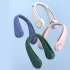 Portable Neck Fan 360  Cooling Hanging Fan USB Rechargeable 3000mAh Small Handheld Fan For Camping Office Travel Purple