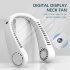 Portable Neck Fan 360  Cooling Hanging Fan USB Rechargeable 3000mAh Small Handheld Fan For Camping Office Travel Purple